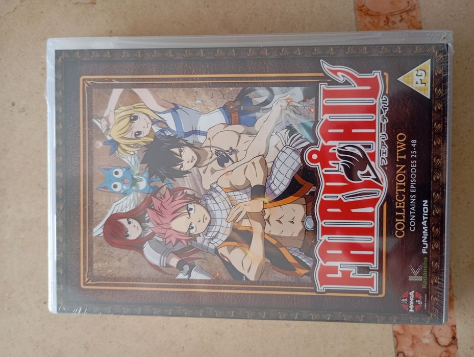 Fairy tail em DVD alguns selados