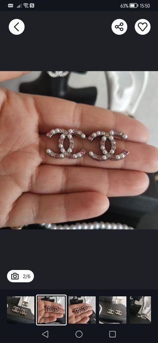 kolczyki damskie cc srebrny kolor kryształki cyrkonie cudne