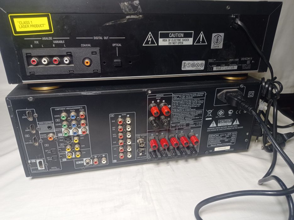 Denon AVR-1610 + Denon DCD-1420 — полный комплект / Audyssey / пульты