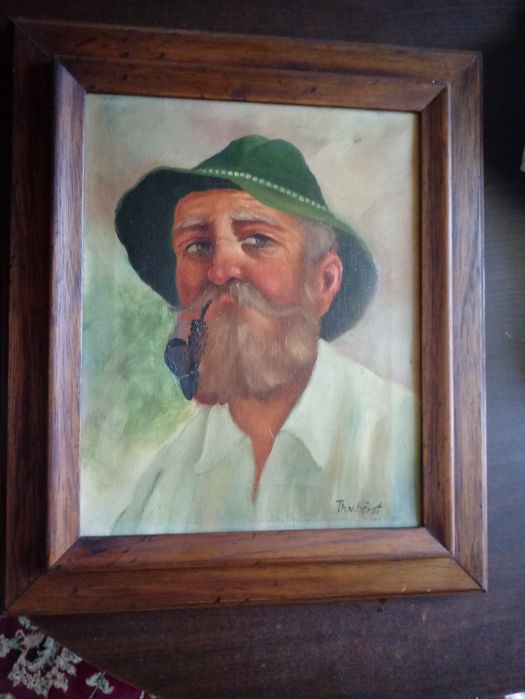 Obraz olejnyna plutnie
