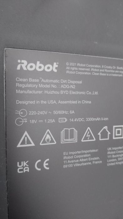 Stacja Clean Base do robota iRobot Roomba serii j7
