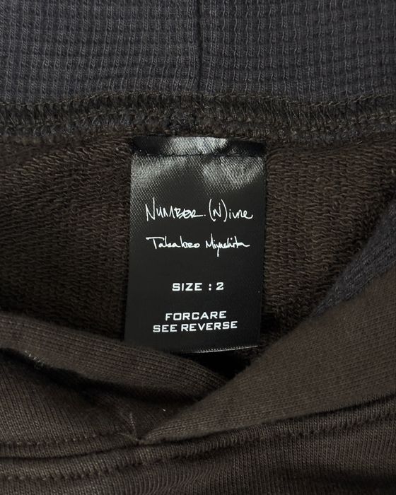 Худі Number Nine hoodie кофта number nine opium archive темне erd M L