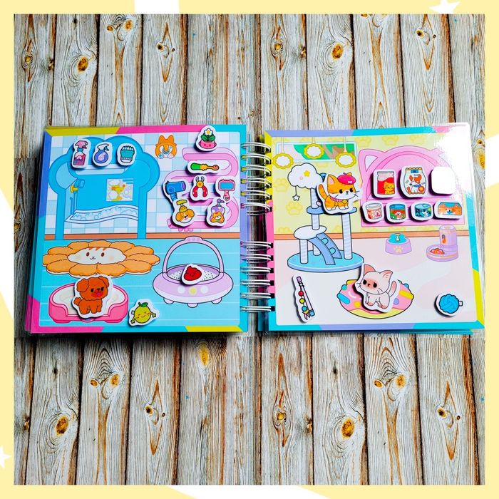 Książka na rzepy Toca Boka domek koleżanek FRIENDS. Lamibook