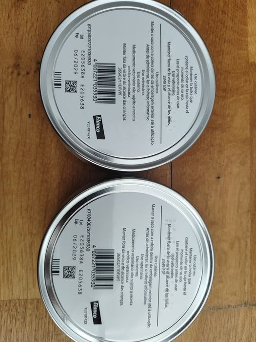 Vendo 2 coleiras Seresto para cão até 8 kg