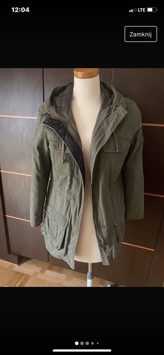 Kurtka parka z podpinką