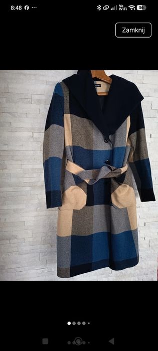 Plaszcz xl/xxl kratka