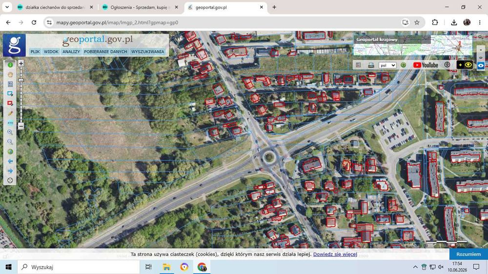 Na sprzedaż działka 14a w centrum Ciechanowa - Widok 2