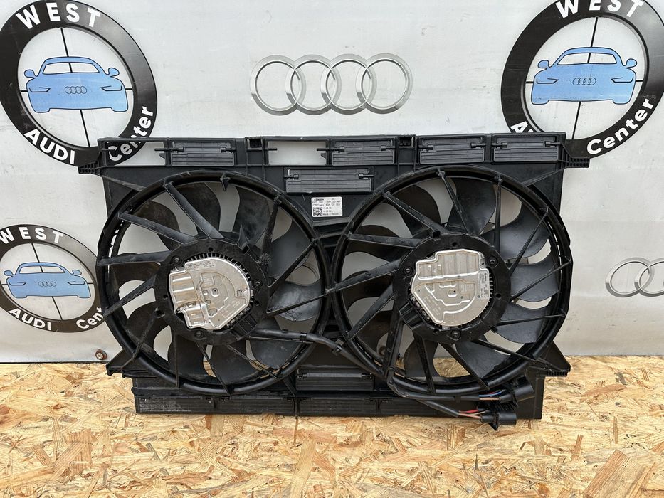 Дифузор вентиляторів радіатора в зборі Audi Q5 80A вентилятор 2.0 Tfsi