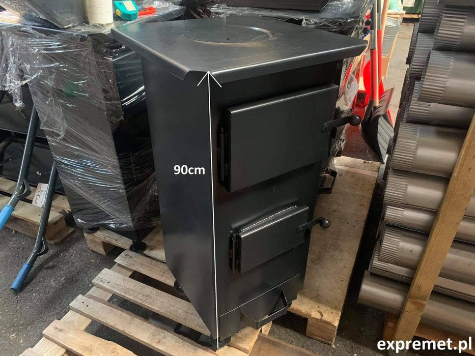 Piec koza MAXX 17 CEGIEŁ, WZMOCNIONY BL.3mm rura kolano trójnik radiat