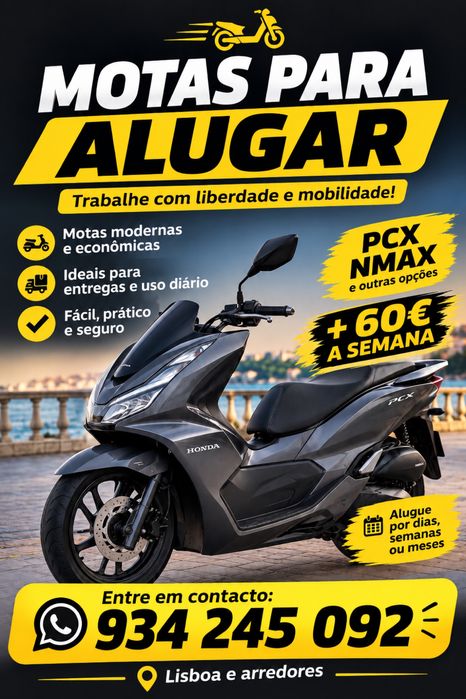 Alugo motas a semana