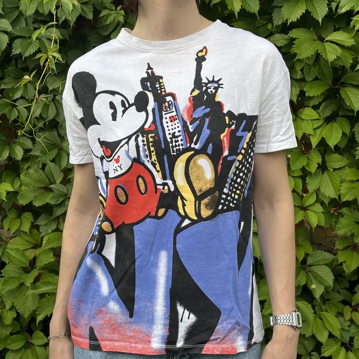 Жіноча футболка ZARA з принтом Мікі Мауса