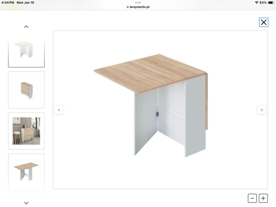 Mesa dobrável cozinha