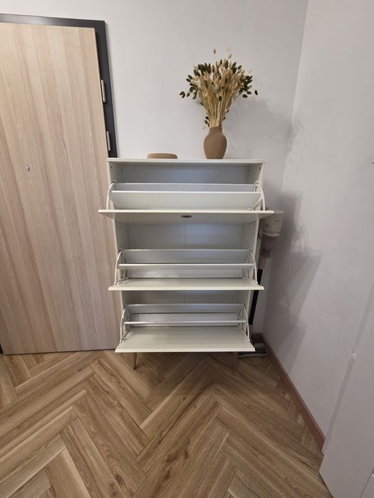Szafka na buty kremowa