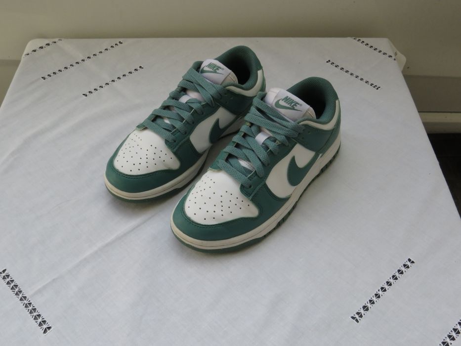 Nike Dunk Low GS White Gorge Green - Verde - Tamanho 36.5