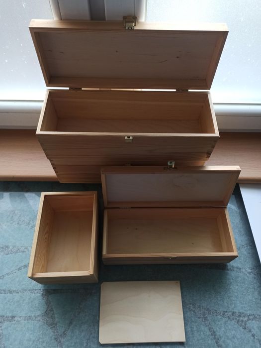 Skrzynki drewniane na wino, decoupage, DIY