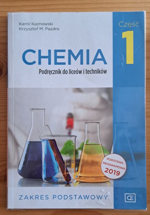 Chemia podręcznik do I klasy liceum