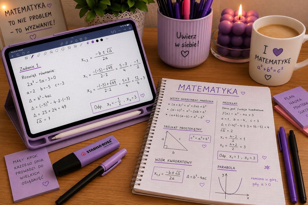 Wakacyjne korepetycje z matematyki online i stacjonarnie – szkoła podstawowa i średnia