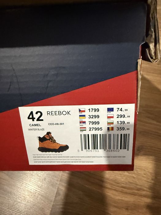 Buty ocieplane reebok