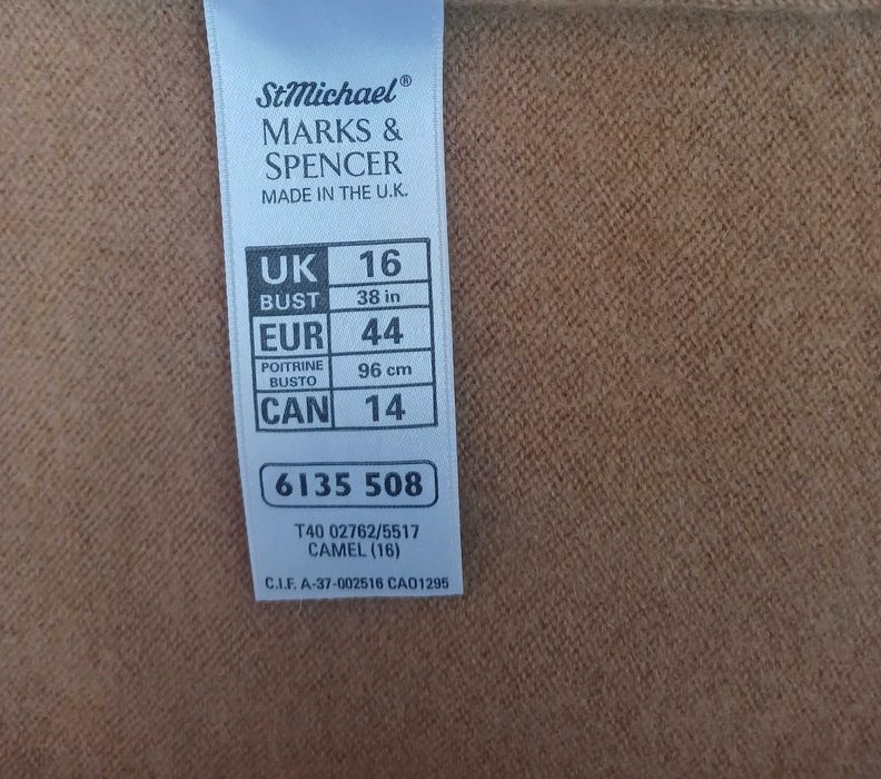 Джемпер M&S 100% кашемир (St Michael, свитер светр Marks&Spencer)