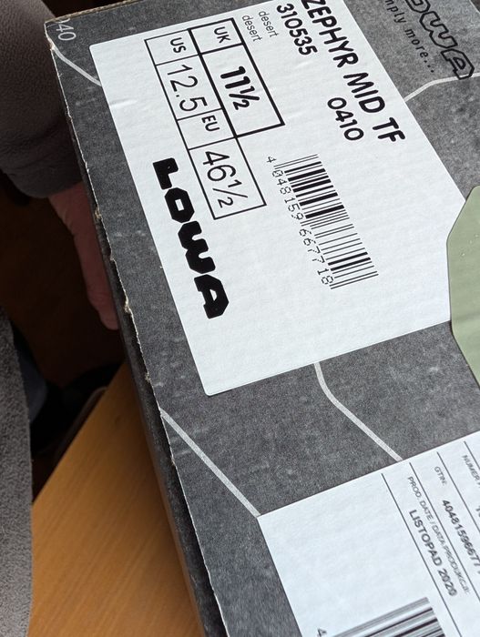 Lowa Zephyr 46,5 gratis  skarpety