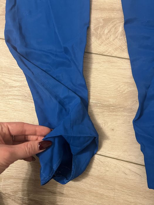 spodnie zara 34 niebieskie