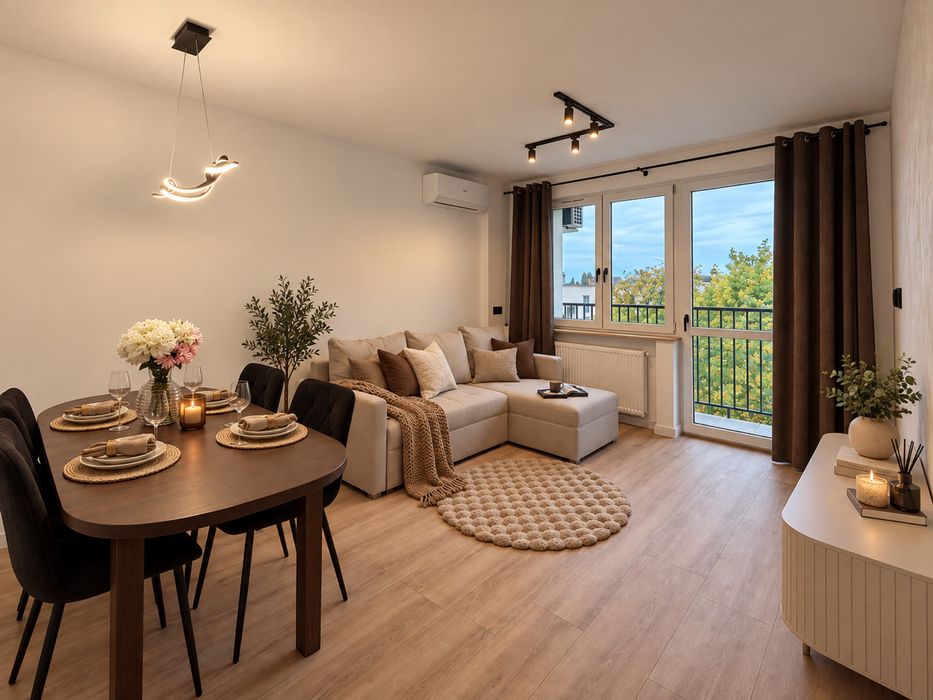 3-pokojowe mieszkanie 55 m² z balkonem - Stoki