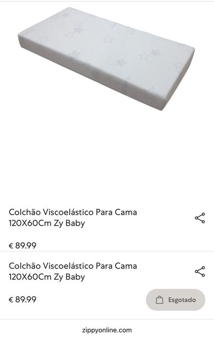 Berço evolutivo 60x120 + Colchão Viscoelástico