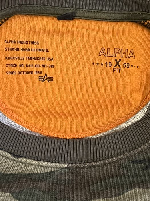 Світшот Alpha Industries