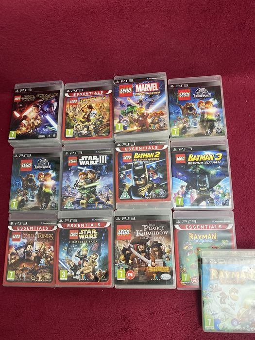 Gry dla dzieci z serii Lego Rayman Ps3 sprzedam zamienie