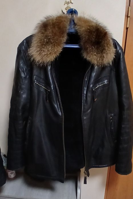Продам кожаную дублёнку  56р