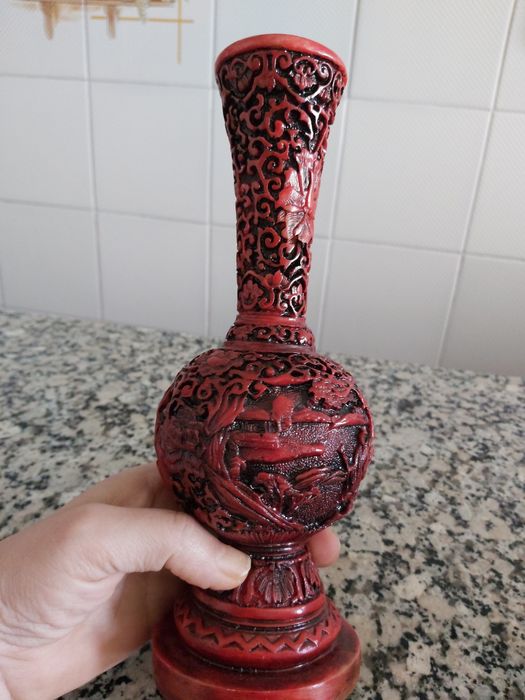 Vendo jarra em laca cinnabar Entregas em Massamá