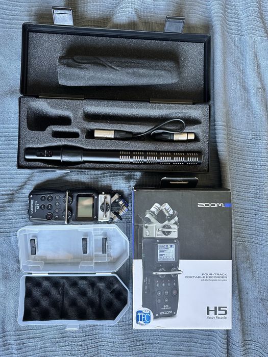 Zoom H5 X/Y i mikrofon kierunkowy Sennheiser ME66 + K6