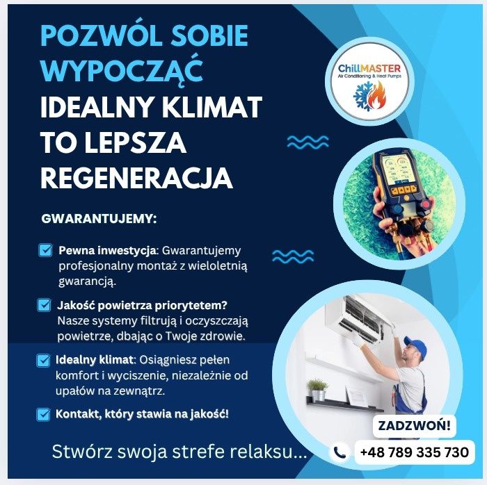 Montaż - serwis-  klimatyzacja