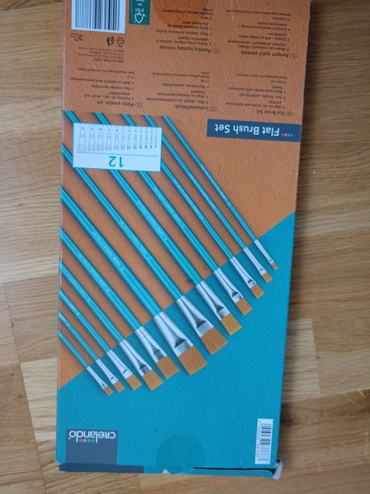 Zestaw pędzli do malowania