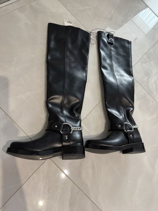 Сапоги ботфорты H&M