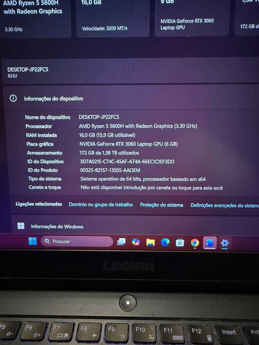 Lenovo Legion — portátil gaming