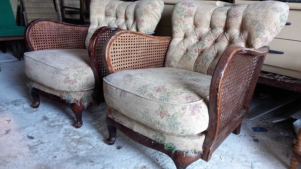 fotele vintage-w bdb stanie-kilka sztuk