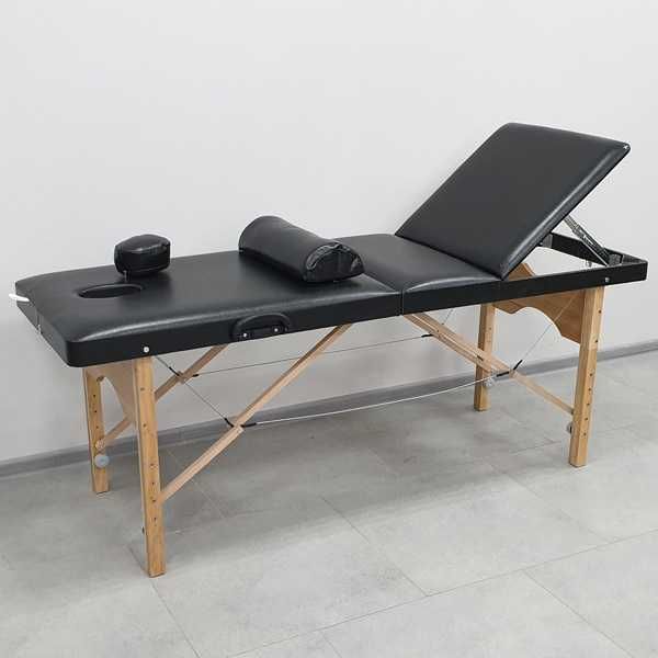 Массажный стол деревянный 2-3-х сегментный стол для массажа, тату, SPA