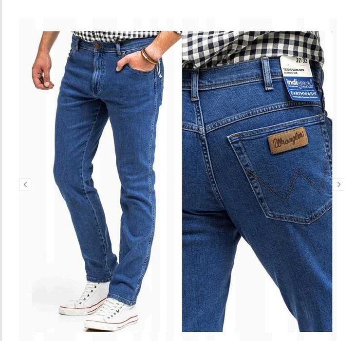 Męskie Spodnie Jeansowe Jeansy Nogawki zwężane Wrangler Texas Slim The Stone Ride W12SYI39U W38 L34 38/34