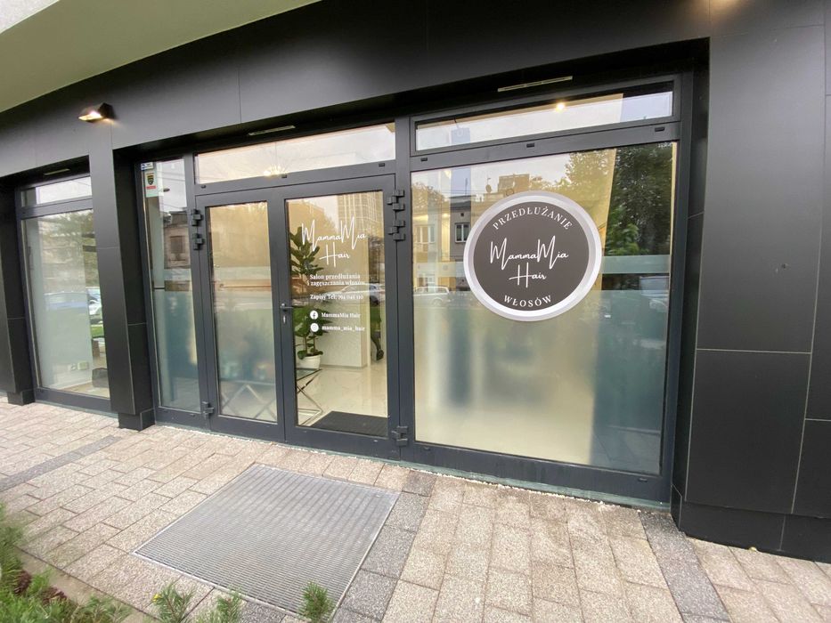 Folia szroniona/mrożona/mleczna na wymiar + montaż Warszawa i okolice