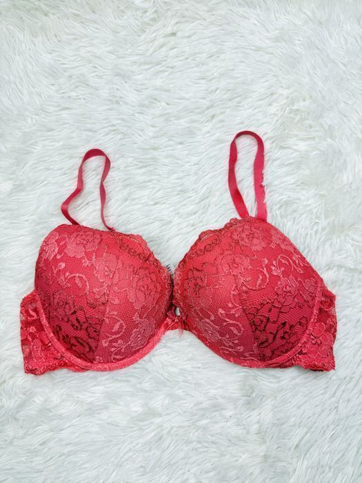 Biustonosz push-up 85C różowy Cubus