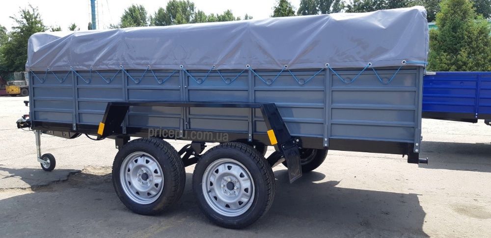 Двохосний Причіп для Легкового Авто. КременьКРД. Прицеп для авто