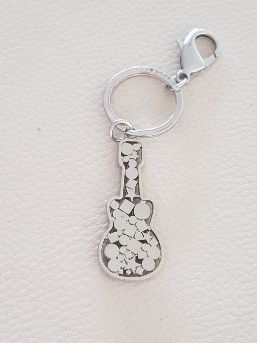 Porta chaves keychain guitarra verde Hard Rock Cafe NOVO