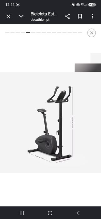 Bicicleta Estática Domyos EB900 B - com sinais de uso