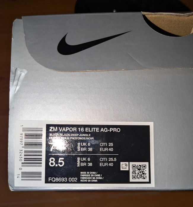 Chuteiras Nike Air Zoom Mercurial Vapor 16 Elite AG-Pro nº40 como novas