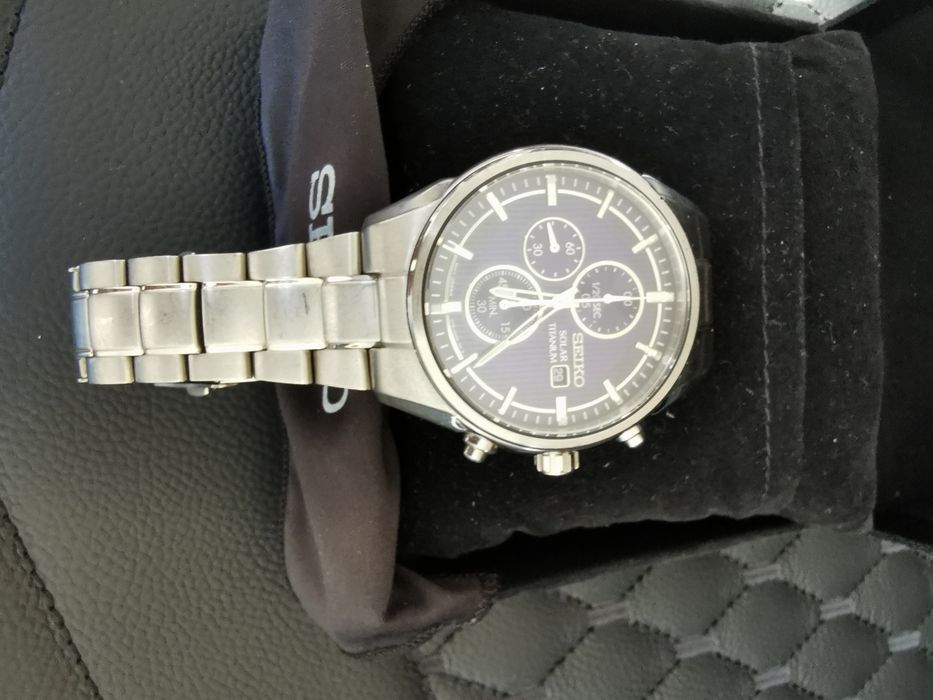 Relógio Seiko - Solar Titanium