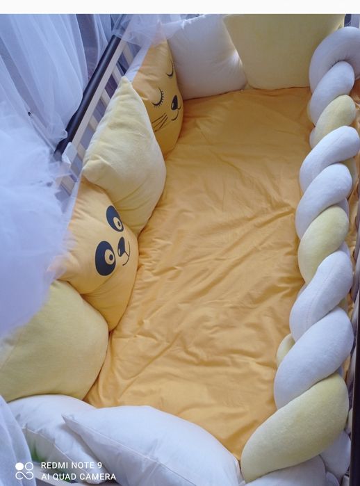 Набір в дитяче ліжечко  бу