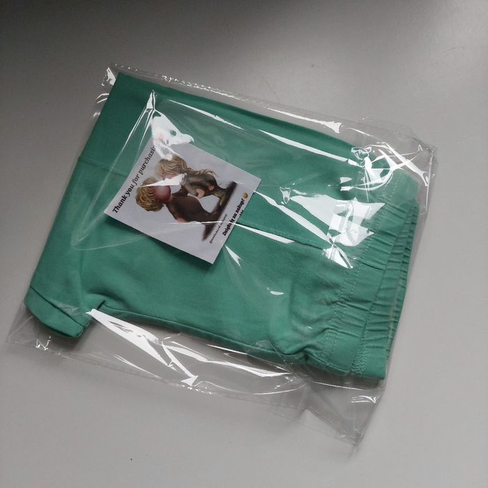 Legginsy włoskie dziecięce z kokardkami 128cm