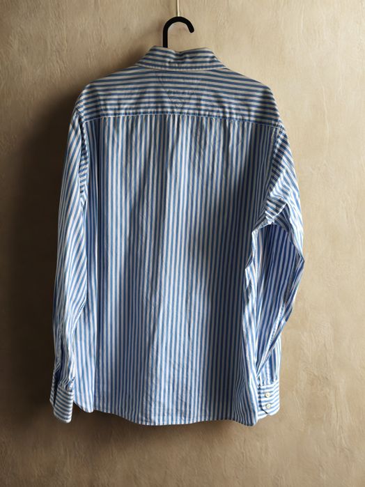 Tommy Hilfiger męska koszula w paski błękitna M