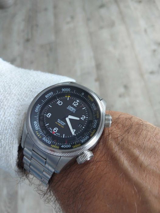 Oris Big Crown Pro Pilot Altimeter Model No. 733-7705-4134-47MB  Automatic Pilot omega breitling blancpain zenith graham longines piaget corum ebel